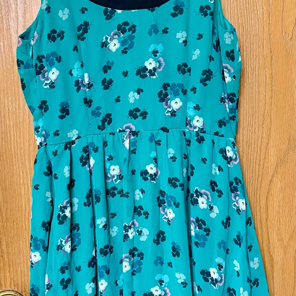 NWT Bright Blue Floral Sundress Khols Sz 6